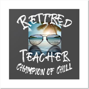 Retired Teacher Posters and Art